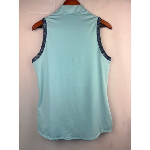 Women’s Adidas Size Medium Blue Golf Polo Tank - Picture 7 of 7